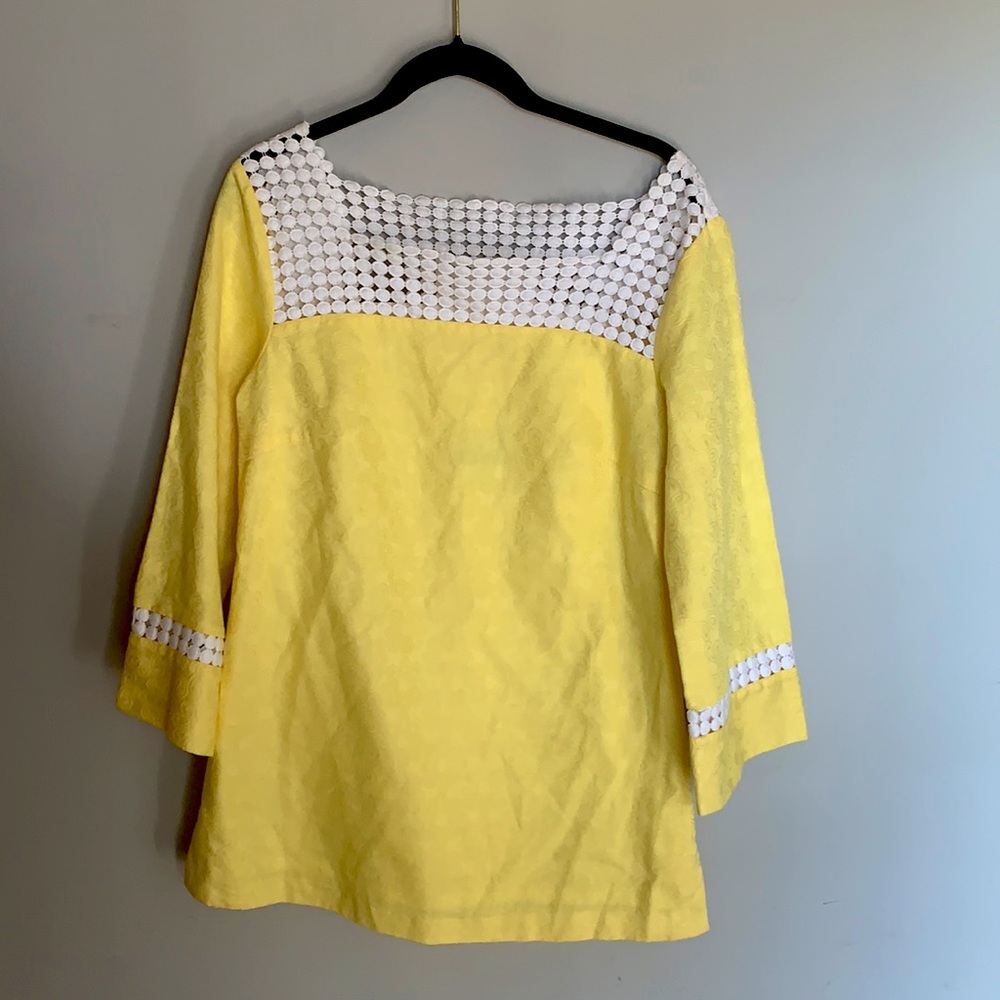 Lilly Pulitzer size 6 yellow tunic